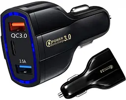 Зарядний пристрій Xiamen 2USB Type-C PD35W QC 3.0 Black (050553) - мініатюра 2