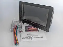 Автомагнітола 2DIN Shuttle SDUD-7037 екран 7 дюймів сенсорний Bluetooth USB SD FM MirrorLink Чорний - мініатюра 3