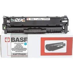 Картридж тон. BASF для HP CC531A/CF381A/CE411A, Canon 118/318/418/718 Cyan ( 2800 ст.) (BASF-KT-CC531A-U) - мініатюра 1
