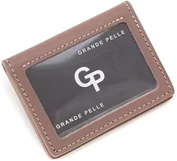 Жіноча шкіряна обкладинка для прав GRANDE PELLE 10х8х1,5 см acs0024493 - мініатюра 3