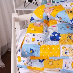 Ковдра MirSon антиалергенна зима Kids Time 20-0038 Cute animals 140x205 см EcoSilk (2200009665592) - мініатюра 2