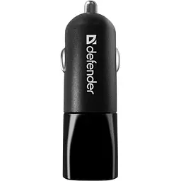 Зарядний пристрій 2xUSB 12W 2.1A ECA-24 чорний Defender