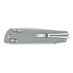 Ніж складаний туристичний SRM Terrier 258L-GK2 (9.3 см) 140Cr / G10 сірий - мініатюра 7