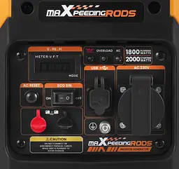 Генератор інверторний MaXpeedingRods 2.0 кВт, ручний стартер MXR2350 - мініатюра 3