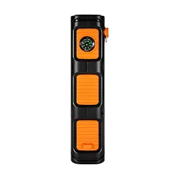 Повербанк з сонячною панеллю 30000mAh Power Bank Kraft KPB-U1930HCSL Orange ліхтар, динамогенератор (43-00065) - мініатюра 2