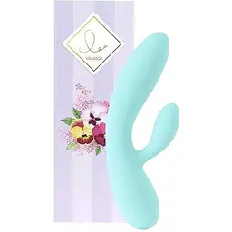 Вібратор-кролик FeelzToys Lea 20.2 см блакитний