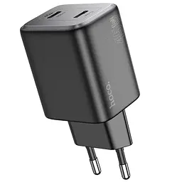 МЗП Hoco N42 Elogiado PD45W (2USB-C) Black - мініатюра 4