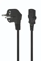 Кабель живлення від мережі PC-186, чорний, 3 м, Maxxter, CEE 7/7 - IEC C13, 3x1.5 мм? (CL-22-10)