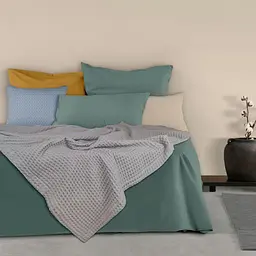 Плед покривало Cosas Smoky Greek Waffle 230х240 см вафельне (Blanket_36Smoky_GreekWaffle_230x240) - мініатюра 2