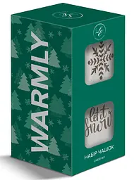 Набір чашок Limited Edition NY Warmly Green Grey 2 шт. 320 мл (TRSC-BH5019-M02) - мініатюра 2