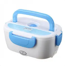 Електричний ланч-бокс контейнер Electronic Lunchbox YS 001 40 W з підігрівом термос для їжі блакитний - мініатюра 4