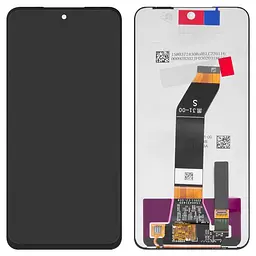 Дисплей для Xiaomi Redmi 10, Redmi 10 (2022), чорний, без рамки, Оригінал (переклеєне скло)