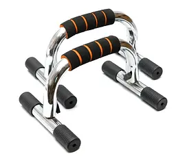 Упори для віджимань Power System PS-4005 Push Up Stand (Прямі) (PS-4005_Black-Steel) - мініатюра 2