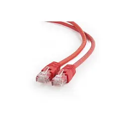 Патч-корд 5м UTP cat 6 CCA red Cablexpert (PP6U-5M/R) - мініатюра 2