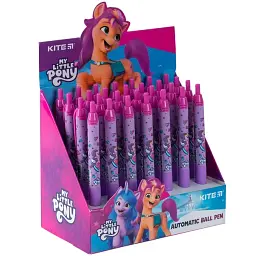 Ручка кулькова автоматична Kite My Little Pony синя 28 шт. (LP24-039) - мініатюра 2