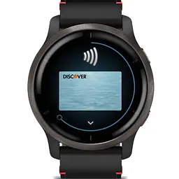 Смарт-годинник Garmin Venu 2 Slate with Black Leather Band (010-02430-21) - мініатюра 5
