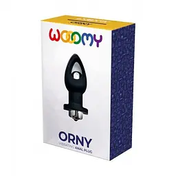 Анальна пробка з вібрацією Wooomy Orny, 8.4х3.6 см - мініатюра 3