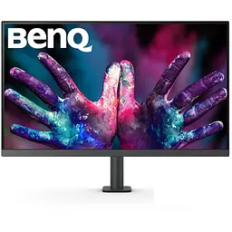 TFT 31.5" BenQ PD3205UA, IPS, 4K UHD, 99% sRGB, HDMI, DP, USB-С, USB-hub, HAS, колонки, темно- сірий