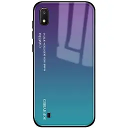 Чохол-бампер Primolux Gradient Glass для Samsung Galaxy A10 2019 (SMA105) Purple - мініатюра 2