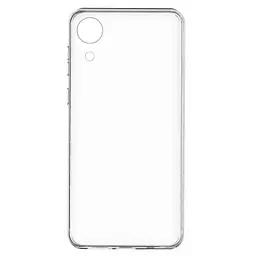 Чохол Silicone Case WS Samsung A03 Core (A032) Прозорий