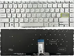 Клавіатура для ноутбука Asus Vivobook S433 E410M X421 M413 M433I M4600I V4050 Прямий Enter підсвічування Original PRC (0KNB0-260GRU00)