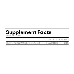 Вітамін D Vitamin D3 LipoMicel Matrix - 90 м'яких капсул - мініатюра 2