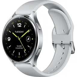 Смарт-годинник Xiaomi Watch 2 Sliver Case With Gray TPU Strap (BHR8034GL) (1025027) - мініатюра 2