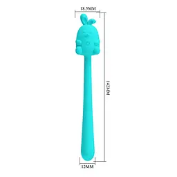 Вібратор Pretty Love Cute Bunny Turquoise, 7 vibration functions - мініатюра 9