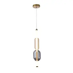 Светильник підвісний LED Levistella 788P68156 AB+SM, 7W, 4000K, скло, сучасний стиль для вітальні - мініатюра 2