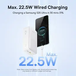 Батарея Baseus EnerFill FC51 Bipow 2 Pro 22.5W 30000mAh White (E0028101)