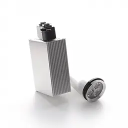 Світильник трековий поворотний LED 205/3x2W NW SILVER Brille L8-004 - мініатюра 5