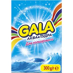 Пральний порошок Gala Аква-Пудра Морська свіжість для кольорової білизни 300 г (8006540512159)
