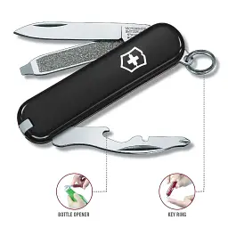 Ніж Victorinox Rally 58мм,9функ,чорн - мініатюра 5