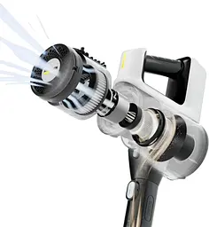 Karcher Пилосос безпровідний VCS 3 Nano Complete, конт пилок -0.6л, автон. робота до 50хв, білий - мініатюра 2