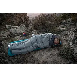 Спальний мішок з капюшоном із звичайним мішком для зберігання Naturehike M300 CNK2350WS023, зелений, лівий - мініатюра 15