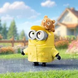 Колекційна м'яка іграшка з кільцем Pор Tор 52 Toys серії Bob & Tim Посіпаки (25ZB301XHRTJ001) - мініатюра 8