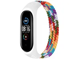 Ремінець BeCover Elastic Nylon Style для Xiaomi Mi Smart Band 5 / Mi Smart Band 6 (Size M) Rainbow (706154)