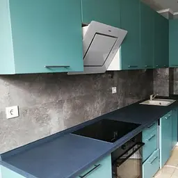 Самоклеюча вінілова плитка сріблястий мармур, ціна за 1 шт. (СВП-103) Глянець SW-00000290 - мініатюра 7