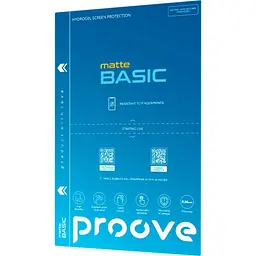 Гідрогелева захисна плівка Proove Hydrogel Screen Protection BASIC Size S Matte (GGBA21600150) [68941] - мініатюра 2