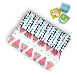 Пелюшки багаторазові Cosas дитячі Watermelon CS2 2 шт., 80х100 см, бірюзові - мініатюра 3