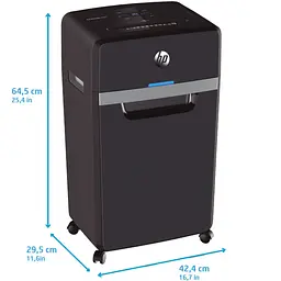 Знищувач документів HP Pro Shredder 24CC, A4, 80g х 24 листів, 4x35, 30 арк., P-4 - мініатюра 5