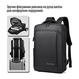 Рюкзак для ноутбука ColorWay Practical 17.3" Black (CW-BPP173-BK) - мініатюра 5