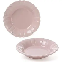 Набір 6 глибоких тарілок Leeds Ceramics SUN, кам'яна кераміка BonaDi Ø23х4 см kuh0007144 - мініатюра 3