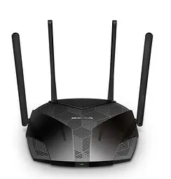 Роутер Mercusys MR70X Wi-Fi 802.11ax, 1775Mb, 3 LAN 10/100/1000Mb, підтримка MU-MIMO/MIMO