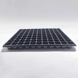 Касета для розсади 43,5×32,5×4 см, пластикова, 99 V-осередків (30 см³), без піддону - мініатюра 2