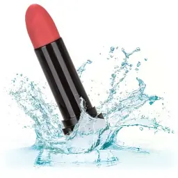 Вібратор CalExotics Hide And Play Lipstick 8.2 см червоний - мініатюра 3