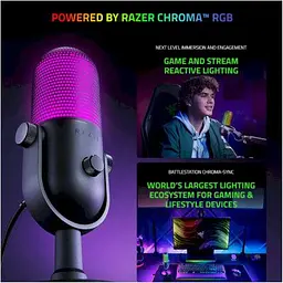 Мікрофон Razer Seiren V3 Chroma White (RZ19-05060200-R3M1) - мініатюра 3