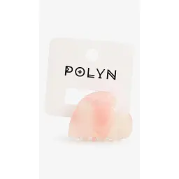 Заколка-краб для дівчинки Polin 3693-5 Рожево-молочний
