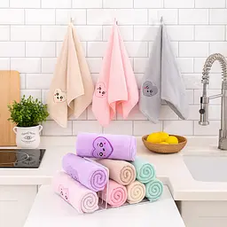 Рушник кухонний з мікрофібри Сердечко 25*50 Colorful Home