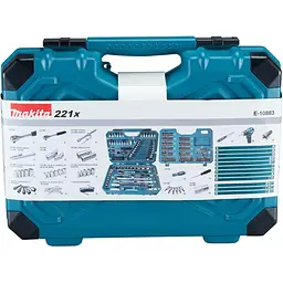 Набір інструментів (221 предмет) Makita E-10883 - мініатюра 8